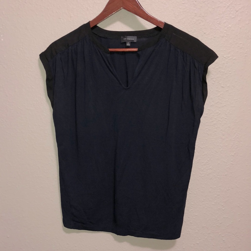 Navy and Black Tee